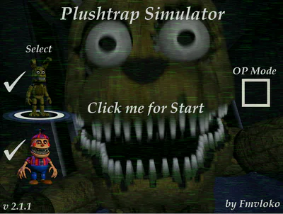 TheGamingToast1 on Game Jolt: Plushtrap plushtrap I love plushtrap