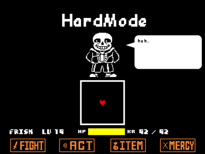 Undertale Hard Mode Sans Fight【自作】 - ニコニコ動画