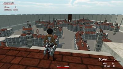 attack on titan fan game by feng 2016