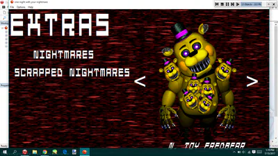 Gamejolt page for my fangame Five Nightmares at Freddy's is now