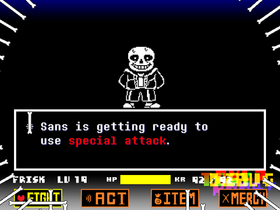 Undertale Hard Mode Sans fight by Juandi by Juandigamer_GD - Game Jolt