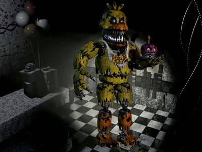 Nightmare Fredmare in FNaF 2 mod by TheMasterPuppet - Game Jolt