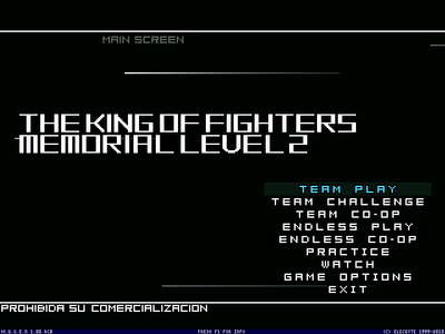 The King Of Fighters Memorial Level 2 By Marth951 Game Jolt