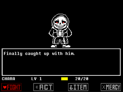 Xen/[Oku]/{Meg} on Game Jolt: a probably oversized canon Dustdust sans  overworld sprite