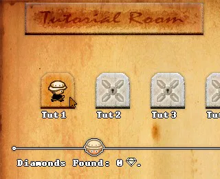 The game's stage selection menu.