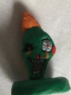 The Flame-ish Puppet Clay Model