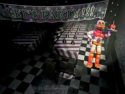 Funtime Chica in FNaF 2 mod by TheMasterPuppet - Game Jolt