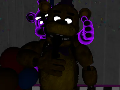 C4D,FNAF) Fredbear' family diner ! by alexbonilma on DeviantArt