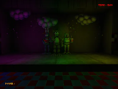 jogando fnaf 1 doom remake 3.3 ultra lite.(ANDROID) 