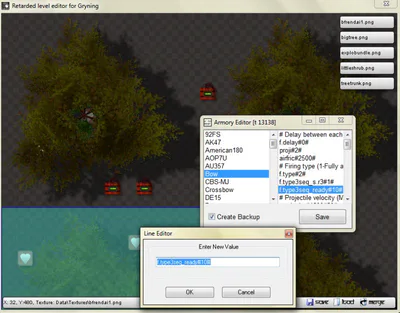 Level editor and armory editor