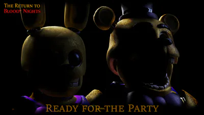 FNAF SECURITY BREACH Old Poster Fredbear Digital (Download Now) 