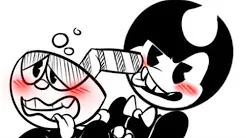 character #2 rule 34 cuphead and bendy