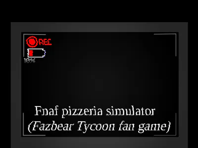 Fan-FNAF-Pizzeria-Simulator (@Fan-FNAF-Pizzeria-Simulator) - Game Jolt