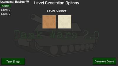 Tank Wars 2 0 By Simon Williams Play Online Game Jolt