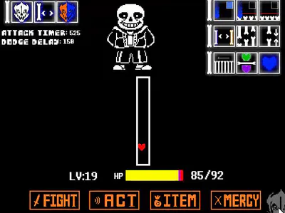 Игра Sans Simulator 2 Player Edition REMIX - играть онлайн бесплатно