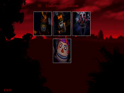 Five Nights At Freddy's 4 Halloween Edition All Jumpscares