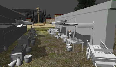 A market in Starting City