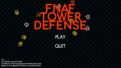 Fnaf Tower Defense By Jake Barnes Game Jolt