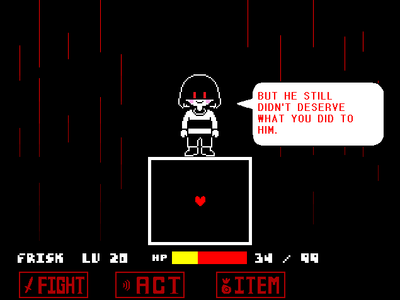 Undertale Genocide Route Chara Boss Fight By Patrick The Star Game Jolt