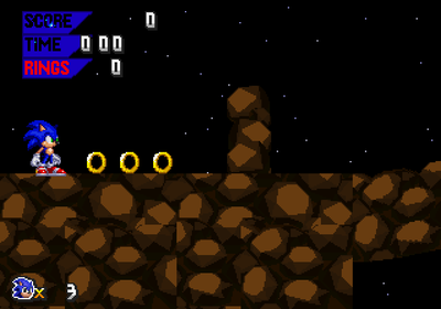 Sonic in Amazing Asteroids Act I