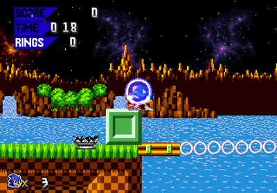 Sonic in Triple Throwback Act I