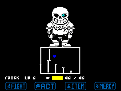 Swap sans battle sprite