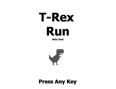 t rex run google offline