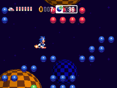 The game is Sonic Sms Remake.Fantastic remake the sonic Master