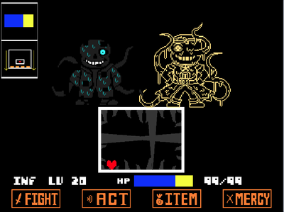 Undertale  TO!Ink sans full fight + hell mode 