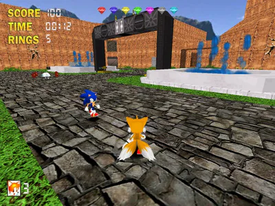 O Sensacional Fan Game 3D do Sonic para Android!!! 