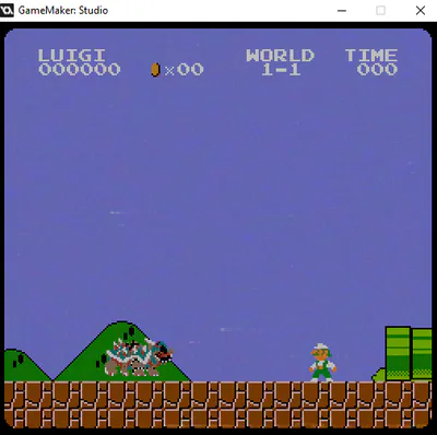 TPG7650 on Game Jolt: The Super Mario Bros. logo, but it's poorly drawn.  #MarioMovie #Nin