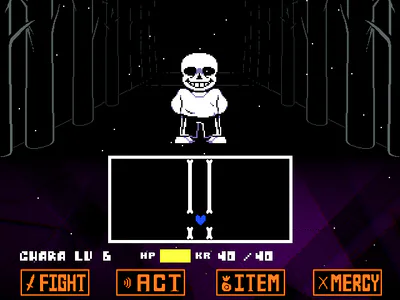 UNDERTALE: promised., Full Sans Fight