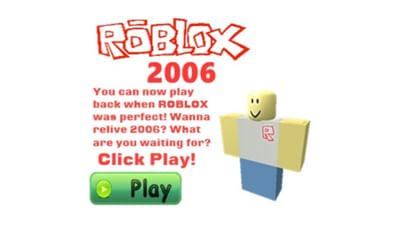 Roblox 2006 2017 Versions