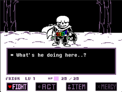 Ink!Sans 2 player fight (P1 Ink P2 Player) by SwitchGlitch - Play