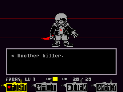 Undertale】Killer sans fight!! by Aetflix_765 - Game Jolt