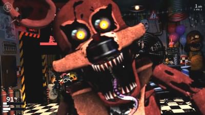 nightmare foxy fnaf world