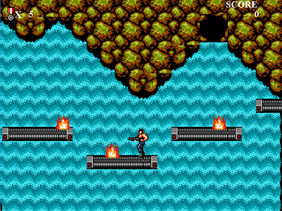 Contra (NES) - Gameplay Completa! 