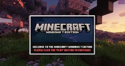 Playing Minecraft on WINDOWS 7 in 2021 