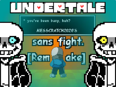 scratch] underswap Sans battle![undertale fangame] 