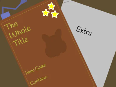 Title screen from a Pre-Alpha Build of the game.