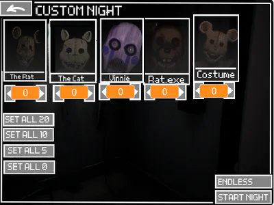 PLAY AS RAT AND CAT FROM FIVE NIGHTS AT CANDYS! #Fyp #game #FNAF #tren