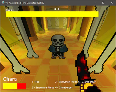 Play Bad Time Simulator (Sans Fight) game free online