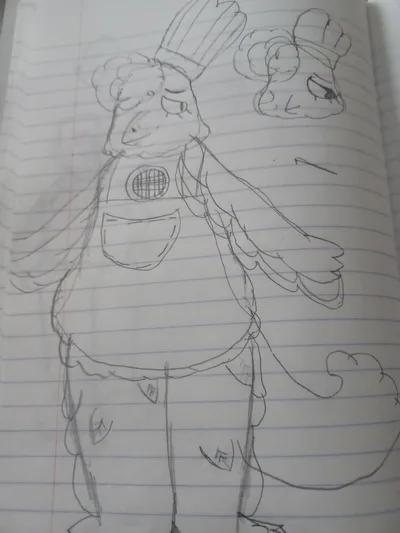 Heeler the hen secondary vocals also lead chef in the kitchen