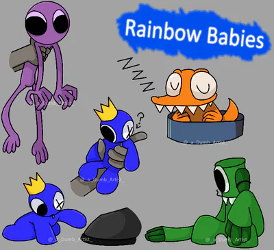 GoodBye'' BLUE 🎤 FNF Rainbow Friends Animation 