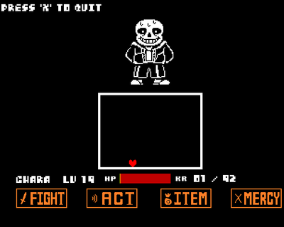 Sans Fighting Simulator! Project by Detailed Earthquake