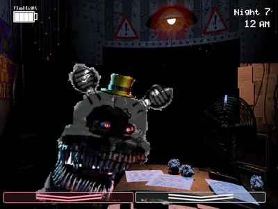 Five Nights At Freddys 2 mod Nightmare from fnaf 4 by TypeGG - Game Jolt
