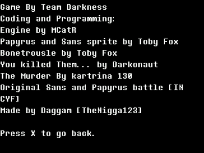 UNDERTALE: SANS AND PAPYRUS GENOCIDE BATTLE [RECREATION] by Team Darkness  Krzysiu #Dead Man Walking - Game Jolt