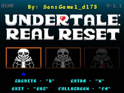 UnderTale: Real Reset ~ Sans Battle by Sans Game - Game Jolt