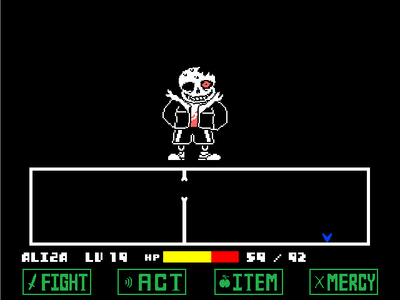 Horrortale Sans fight, UNDERTALE Fangame