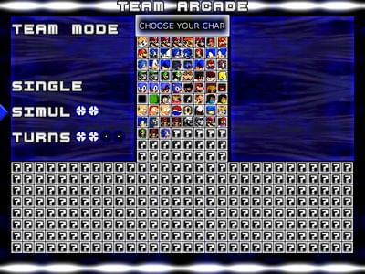 sonic mugen free for all